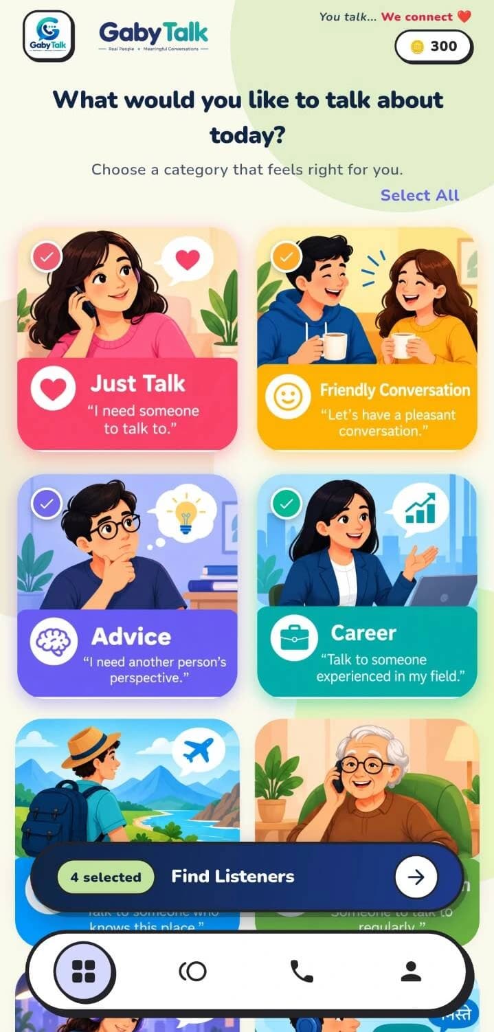 Friends chatting about shared interests
